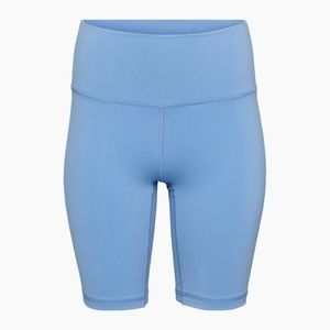 NWOT Aritzia Atmosphere Hi-Rise 9" Inseam Biker Shorts Bright Blue Medium